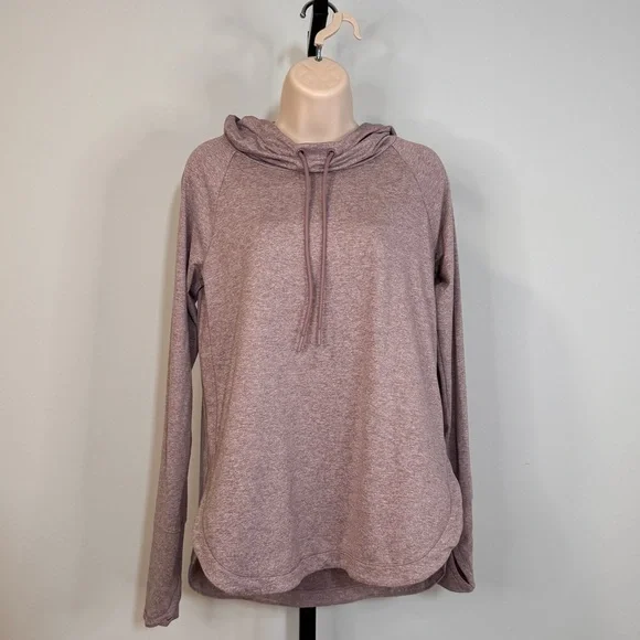 Athleta Women's Uptempo Heather Purple Hoodie  - Size Small - Picture 2 of 8